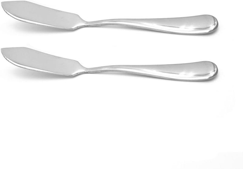 ERCRYSTO Stainless Steel Butter Knife, Set of 2, Butter Spreader, Breakfast Spreads,Cheese and Condiments - Image 1