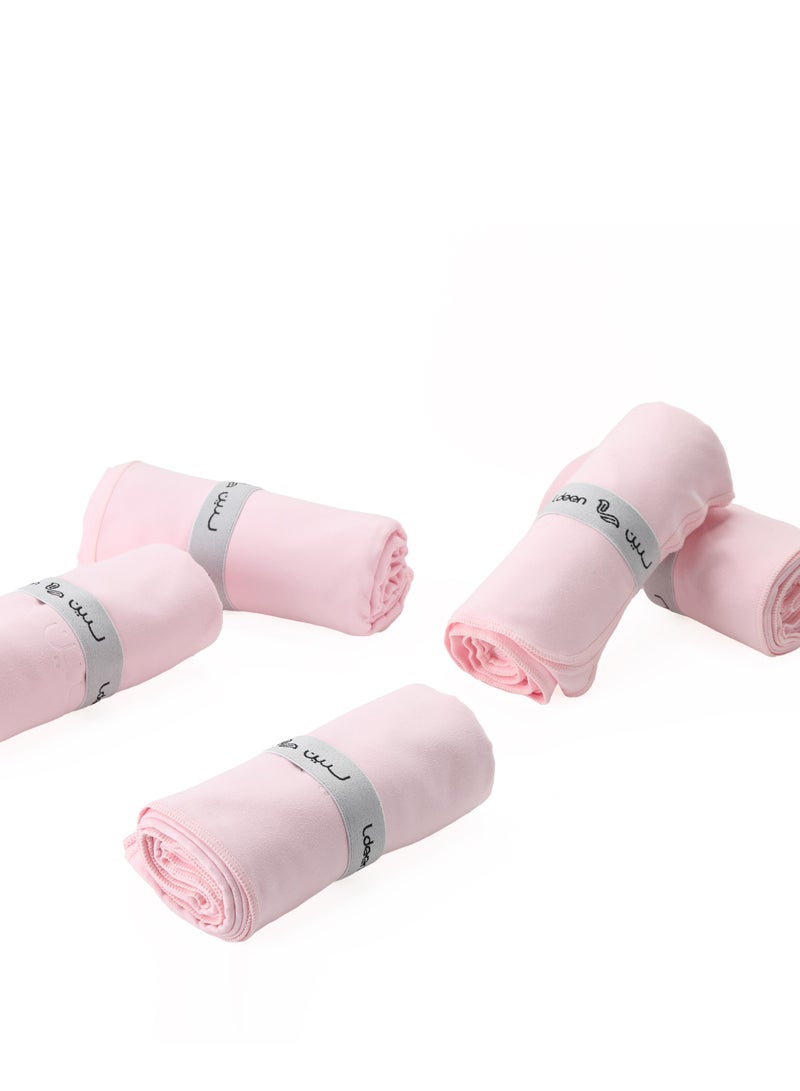 لدين منشفة الجسم المطورة (70*140) مصنوعة من المايكروفايبر- وردي - Image 3