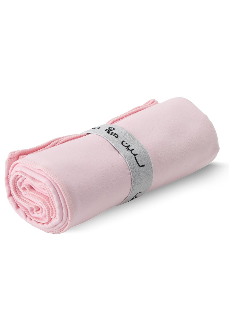 لدين منشفة الجسم المطورة (70*140) مصنوعة من المايكروفايبر- وردي - Image 2