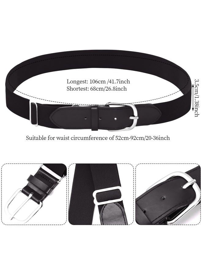 Dxhycc Youth Baseball Socks and Belt Combo Set Softball Baseball Socks and Belt Elastic Waist Belt for Youth Boys Girls - Image 2