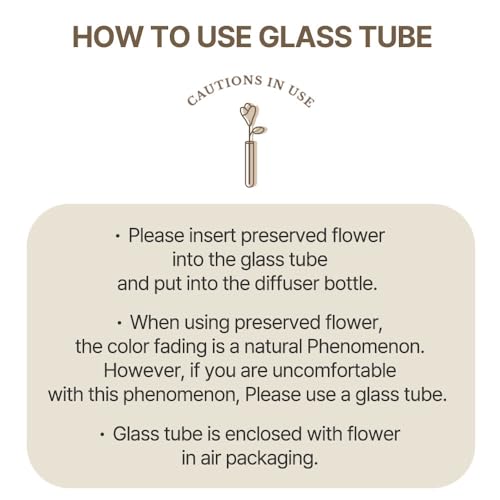 COCODOR Preserved Flower Reed Diffuser/Freesia&Pear/6.7oz/1Pack / Home Fragrance Scent Essential Oil Stick Diffuser for Bedroom Bathroom Home Décor - Image 5