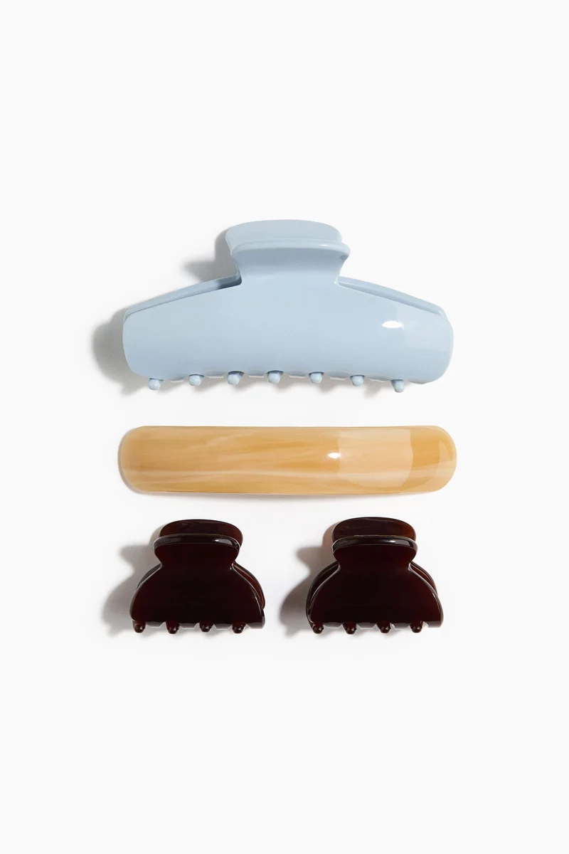 اتش اند ام مشابك شعر - عبوة من 4 قطع