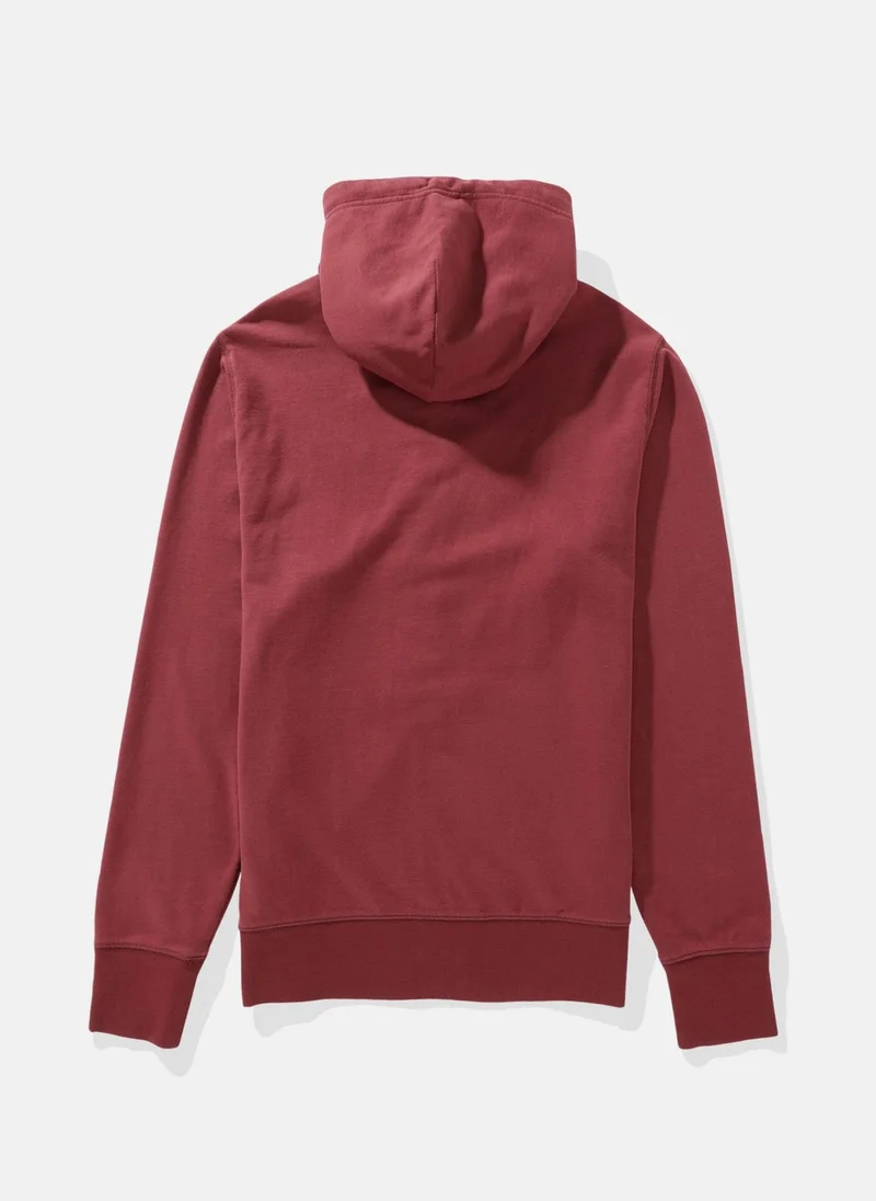 امريكان ايجل AE Logo Graphic Zip-Up Hoodie