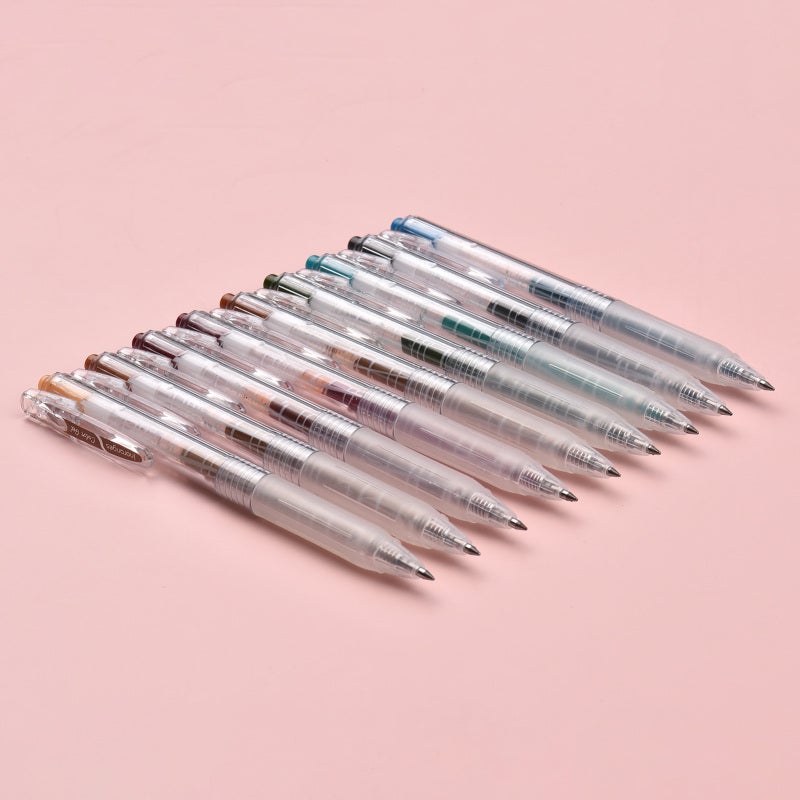 9 Color Gel Pens Set 0.5mm Pen Lead Colored Pens Retractable Gel Ink Pens Art Supplies for Children Adults Coloring Books Drawing Painting Writing Journaling - Image 3