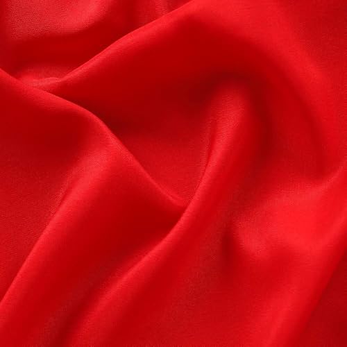 GFCC 6FT x 10FT Red Polyester Backdrop Curtain for Wedding Party Banquet,Fabric Backdrop - Image 3