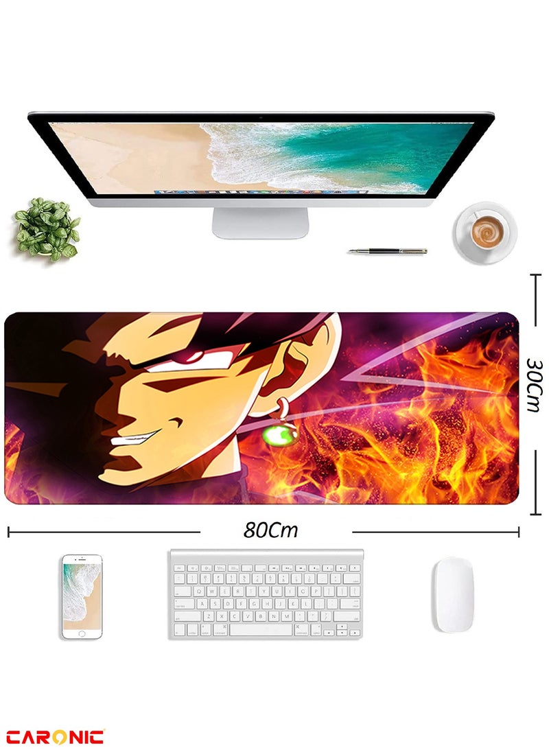 CARONIC Large Gaming Mouse Pad with Superior Micro Weave Cloth Extended Desk Mousepad with Stitched Edges Non-Slip Base Water Resist Keyboard Pad For Gamer And Office Home  Carl_M1012  - Image 3