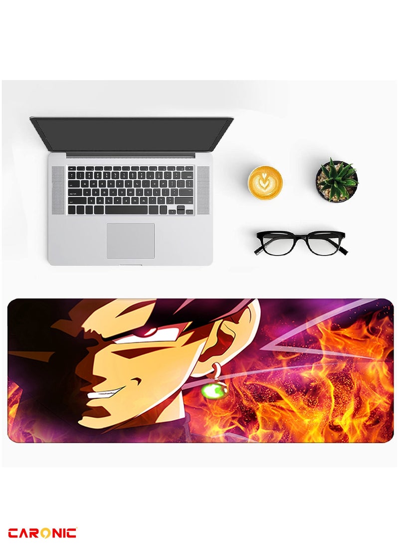 CARONIC Large Gaming Mouse Pad with Superior Micro Weave Cloth Extended Desk Mousepad with Stitched Edges Non-Slip Base Water Resist Keyboard Pad For Gamer And Office Home  Carl_M1012  - Image 5