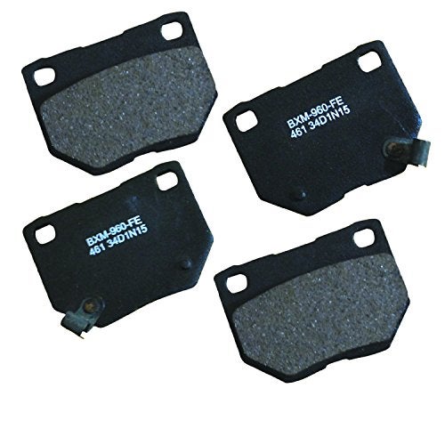 Bendix Premium SBM461 Semi-Metallic Rear Brake Pads for Nissan 300ZX 1996-1989, Subaru Impreza 2007-2006 - Image 1