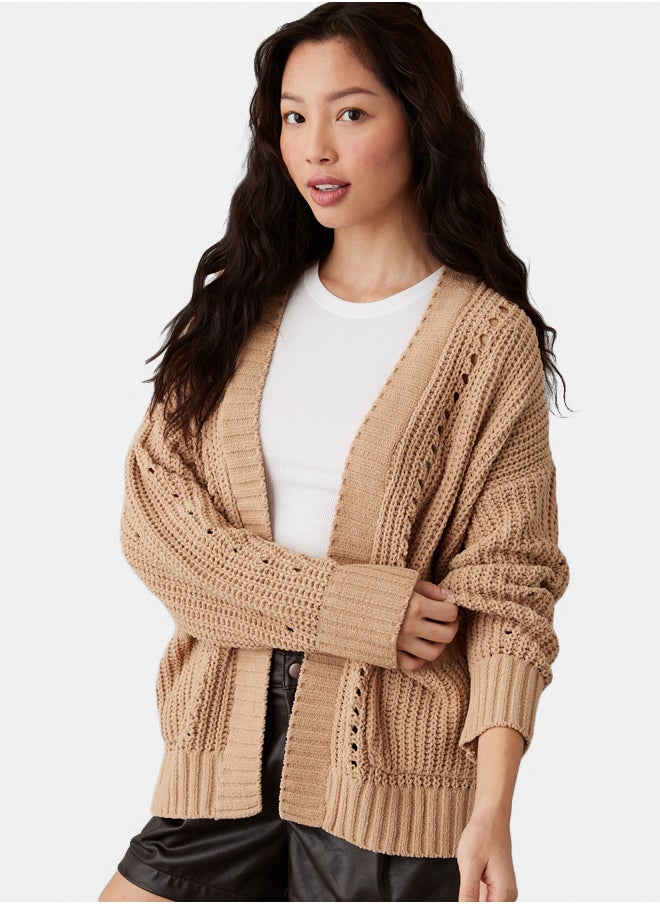 American Eagle AE Open Chenille Cardigan  - Image 1