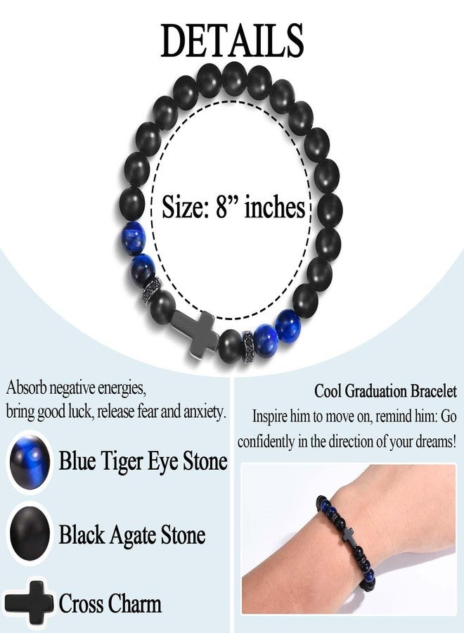 FIEEFX 8th Grade Graduation Gifts for Boys 2026 Middle School Graduation Card Decorations Bracelet Jewelry Presents for Boys Him Son Grandson Nephew Brother Boyfriend Friend - Image 3