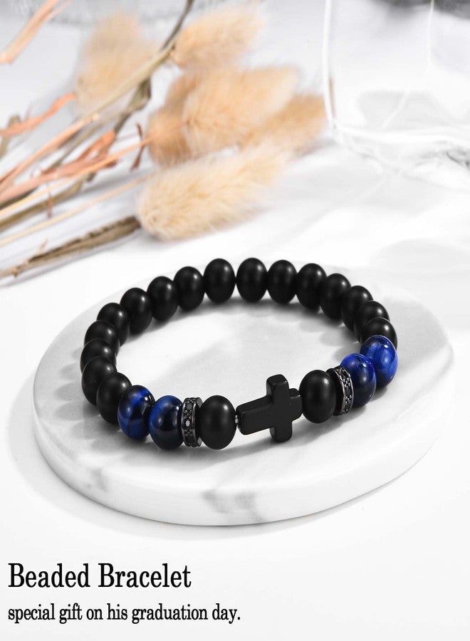 FIEEFX 8th Grade Graduation Gifts for Boys 2026 Middle School Graduation Card Decorations Bracelet Jewelry Presents for Boys Him Son Grandson Nephew Brother Boyfriend Friend - Image 2