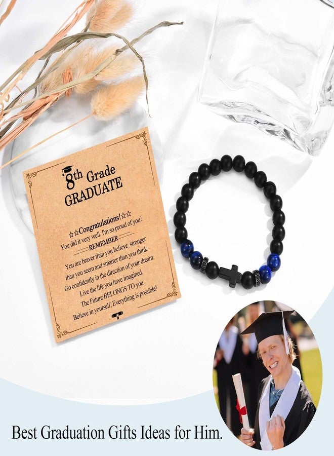 FIEEFX 8th Grade Graduation Gifts for Boys 2026 Middle School Graduation Card Decorations Bracelet Jewelry Presents for Boys Him Son Grandson Nephew Brother Boyfriend Friend - Image 4