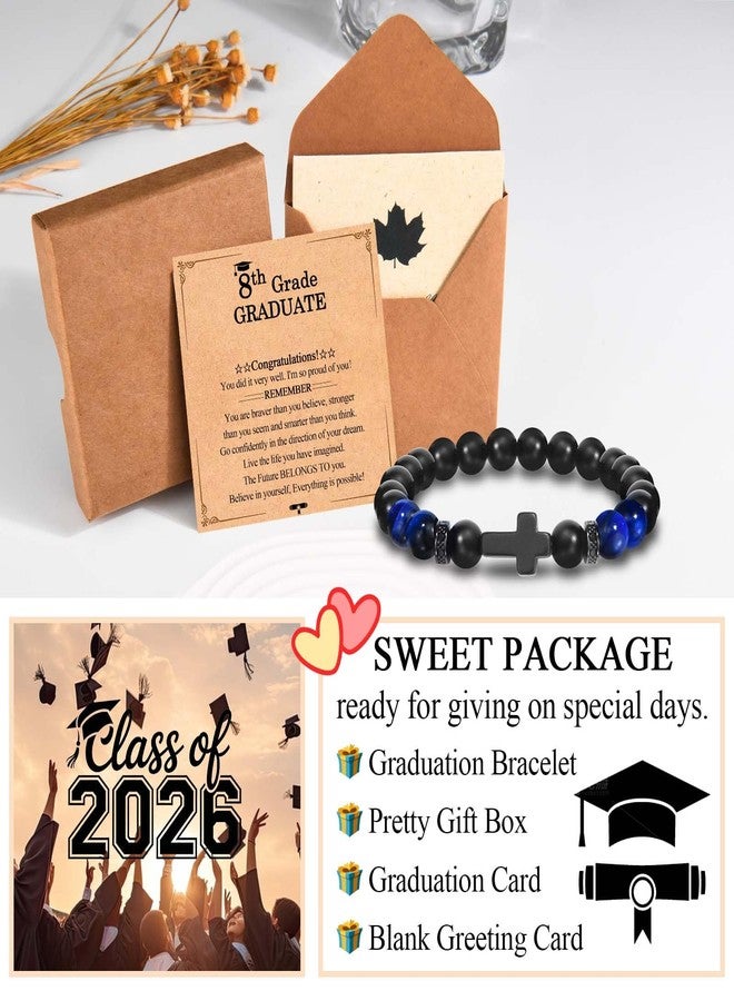 FIEEFX 8th Grade Graduation Gifts for Boys 2026 Middle School Graduation Card Decorations Bracelet Jewelry Presents for Boys Him Son Grandson Nephew Brother Boyfriend Friend - Image 5