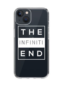 Classic Clear Case for Apple iPhone 14 Hybrid Soft Case Flexible Edges Anti Drop TPU PC Gel Thin Transparent Cover [ Designed for Apple iPhone 14 ] - The infinite end