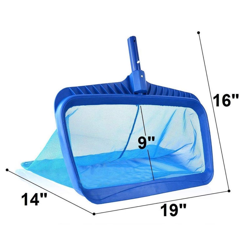 Helix Pool System Swimming Pool Cleaning Deluxe Heavy Duty Deep Leaf Skimmer with Nylon Net - Image 5