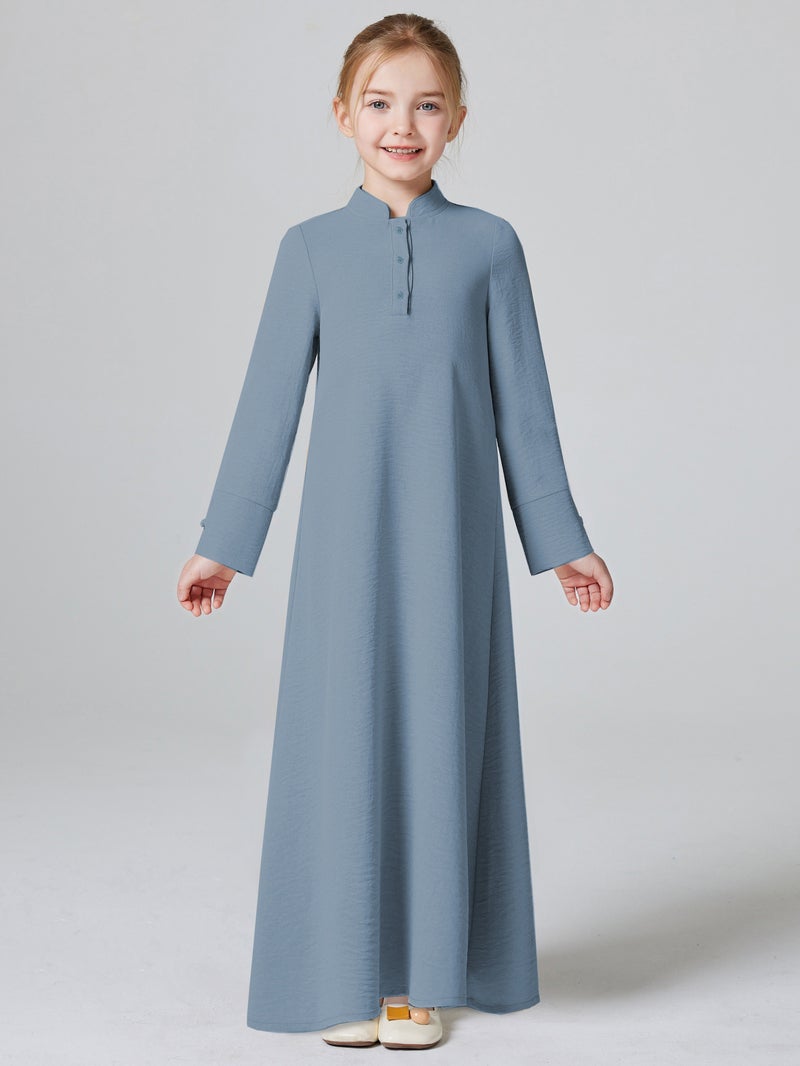 HOJUMBO MSL187 Girls' Abaya Set - Long, Long Sleeve, Ramadan - Image 3