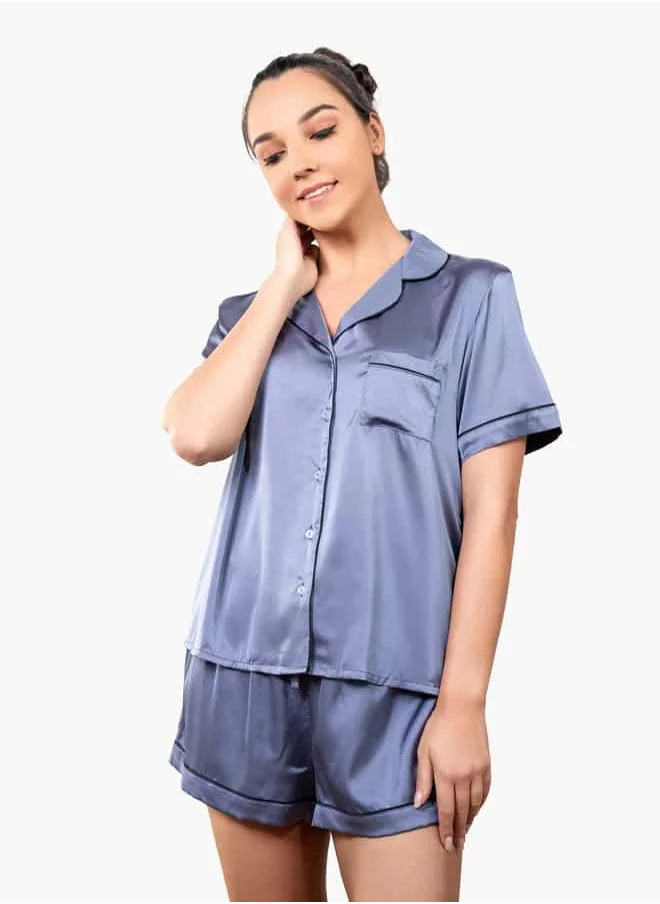 أدريا Ss Classic Short Pj Set For Female