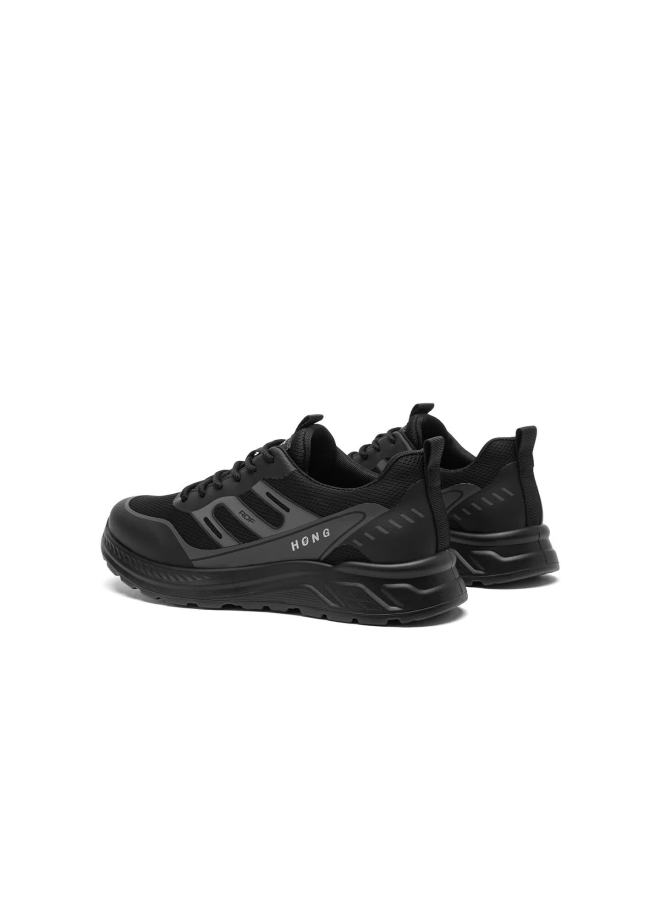 Red Dragonfly Men's Sports Shoes Thick Sole Comfortable Soft Mesh Outdoor Casual Shoes Wta35249 Black Size 39 - Image 5