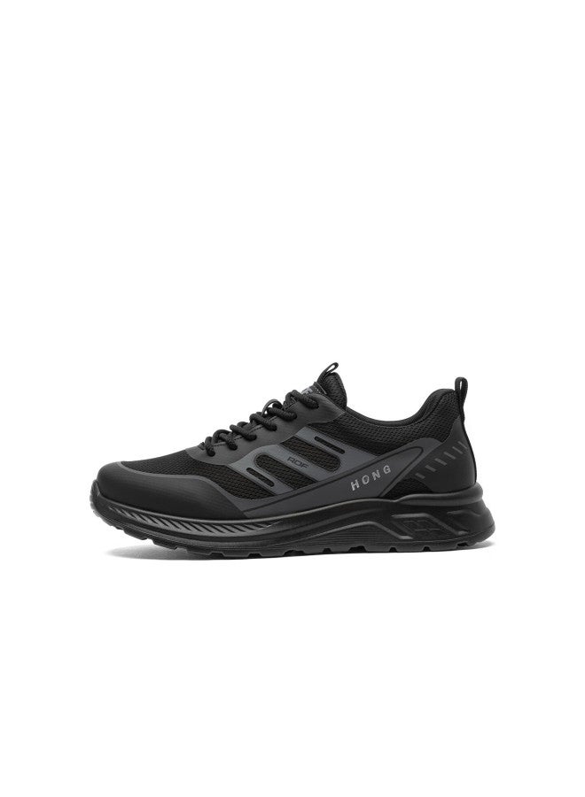 Red Dragonfly Men's Sports Shoes Thick Sole Comfortable Soft Mesh Outdoor Casual Shoes Wta35249 Black Size 39 - Image 3