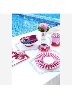 Pip Studio Love Birds Plate 17 cm. Red/Pink  - Image 4