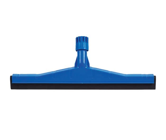 Carepure 22 Inch Tyre Rubber Floor Wiper Squeegees Industrial Type Tyre Rubber Wiper Quick Drying Wet Room Floor Squeegee Heavy Duty for Bathroom Kitchen and Shower 22 Inch Blue