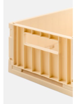 Muy Mucho Small Foldable Storage Box 22 H x 15  L x 2 W cm, Beige  - Image 3