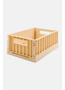 Muy Mucho Small Foldable Storage Box 22 H x 15  L x 2 W cm, Beige  - Image 2