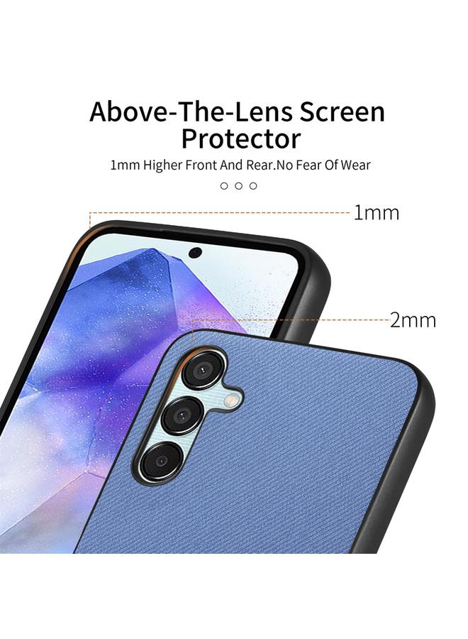 erorex Case For Samsung Galaxy A55 5G Twill Fabric Leather Skin Back Phone Case - Image 3