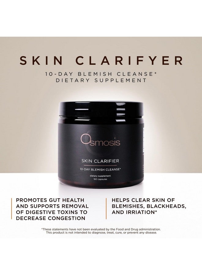 Osmosis Skin Clarifier, 10-Day Blemish Cleanse Supplement, Prevent Acne Breakouts, Blemish Control, 160 Count - Image 2