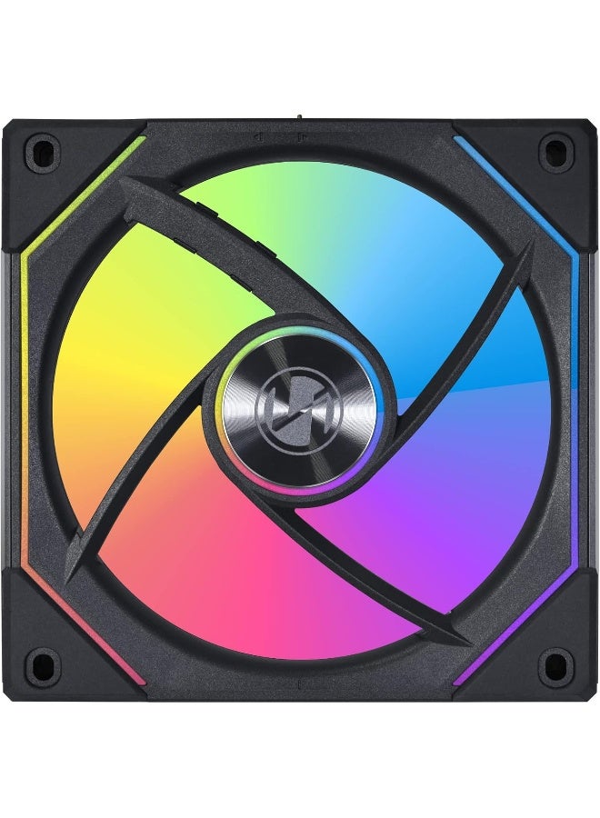 LIAN LI Renewed - LIAN LI UNI Fan SL-Infinity 120 RGB Triple Pack Black with Controller - Image 4