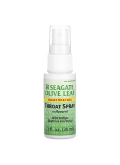 Seagate Seagate, Olive Leaf Throat Spray, Unflavored, 1 fl oz (30 ml)  - Image 3