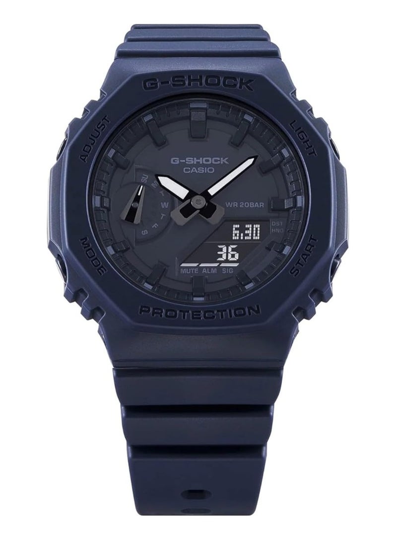 Casio Analog-Digital Blue Dial Women's Watch-GMA-S2100BA-2A1DR, Blue - Image 4