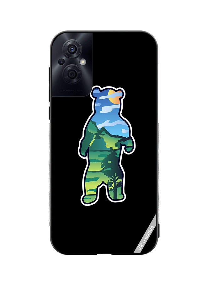 VR CREATIVE Protective Case Cover For Oppo Reno8 Z Wild Bear Design Multicolour - Image 1