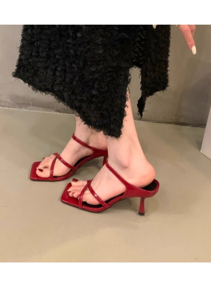 Elegant And Versatile Women's Shoes With Exposed Toes - Image 4