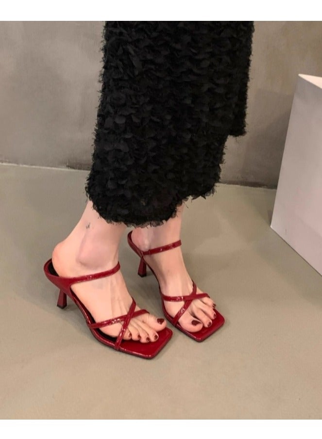 Elegant And Versatile Women's Shoes With Exposed Toes - Image 5