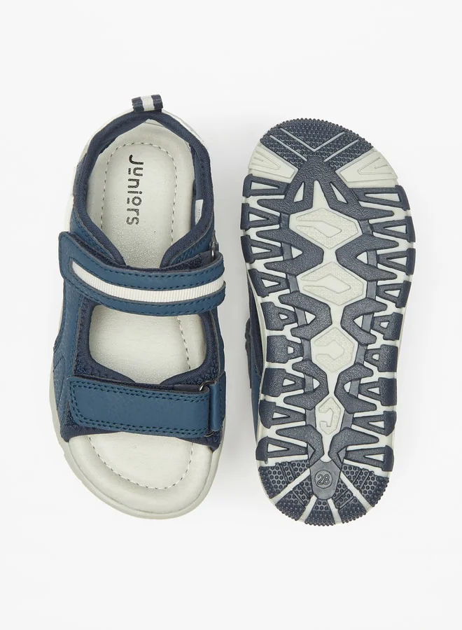جونيورز Boys Star Applique Floaters With Hook And Loop Closure