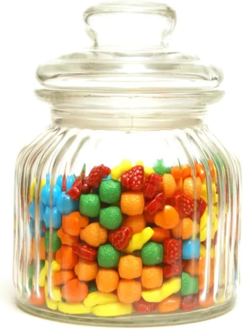 MUAC Glass Container Jar With Lid For Kitchen Jar for Kitchen Storage Pop Jar Glass Jar Food Storage Containers For Storing Spices, Jam, Honey, Aachar, Sugar, Coffee Beans (750ml) (Pack Of 3) - Image 4