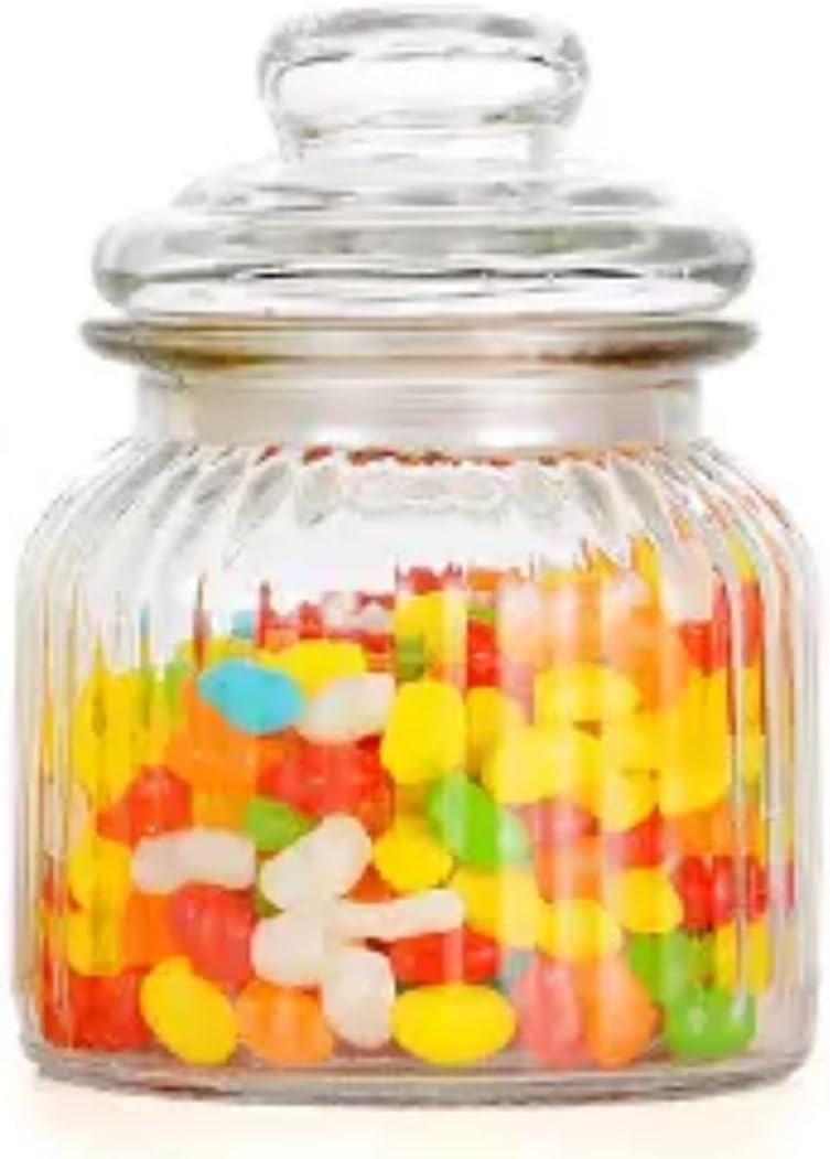 MUAC Glass Container Jar With Lid For Kitchen Jar for Kitchen Storage Pop Jar Glass Jar Food Storage Containers For Storing Spices, Jam, Honey, Aachar, Sugar, Coffee Beans (750ml) (Pack Of 3) - Image 5