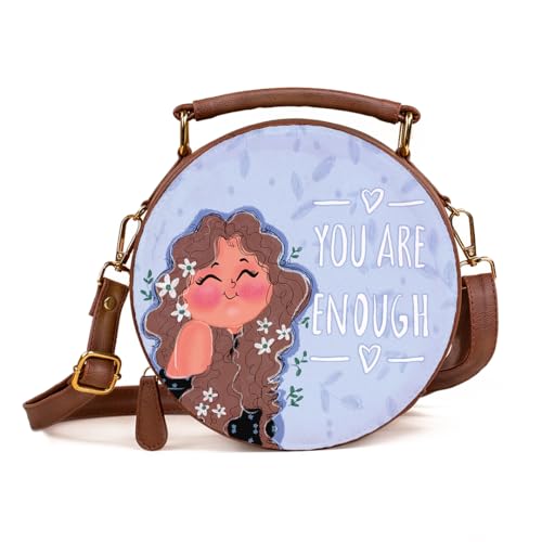 Kalankit Sling Bag For Woman | Vegan Leather Round Box Sling Bags For Teenage Girls | Stylish Crossbody Side Bag | Cute Birthday Gifts For Women - Image 1