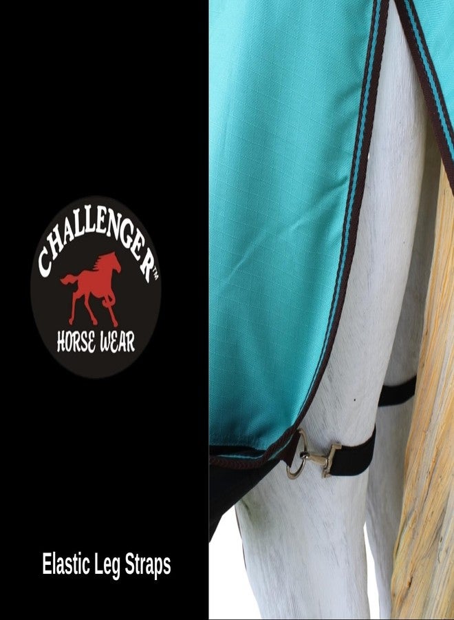 Challenger 68" 1200D Turnout Rain Horse Sheet Light Winter Blanket 371 - Image 5