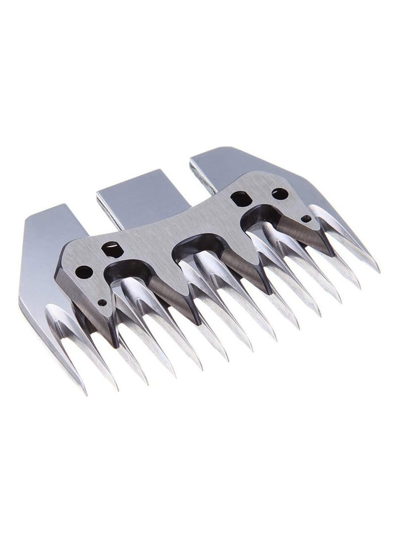 Universal Replacement Sheep Shearing Blades – 13-Tooth Stainless Steel Straight Clipper Comb  Cutter Set – Professional Animal Grooming Tool for Sheep, Alpaca, Llama, and Thick Fur - Image 3