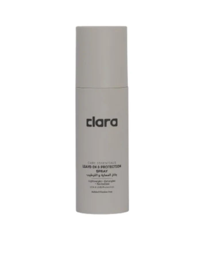 Clara Clara Leave-In UV Protection Spray – Dual-Phase Formula for UV Hair Protection, Heat Protection, Hydration & Detangling – Shields from UVA & UVB Rays – Suitable for All Hair Types – 100ml