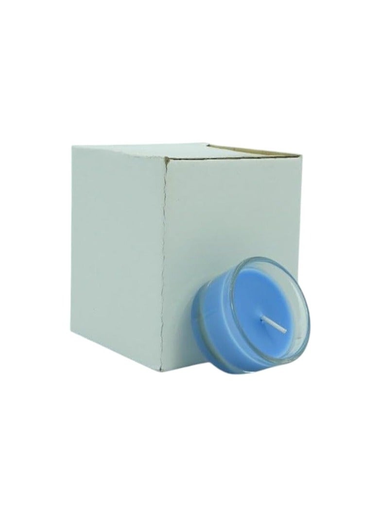 BABAZAM A Pair of Ocean Scented Tea Light Candle for Home Birthday Valentine Anniversary Wedding 17x6x4cm  - Image 3