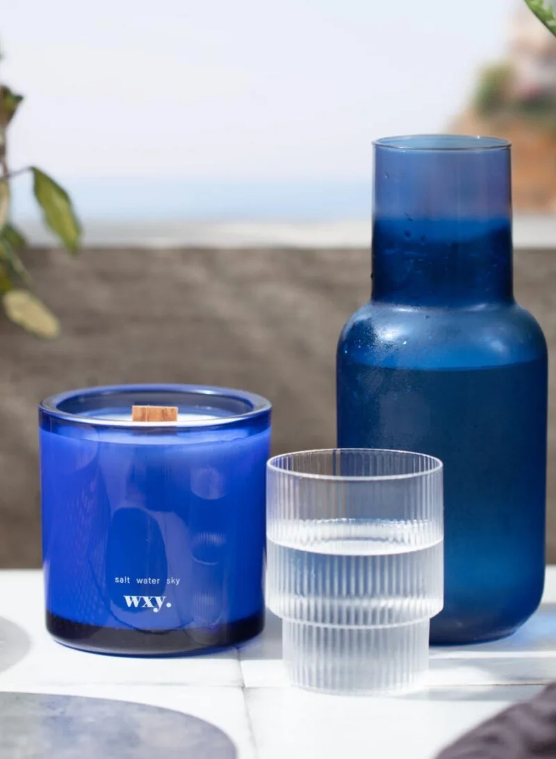 دبليو اكس واي شمعة معطرة برائحة البحر المنعش