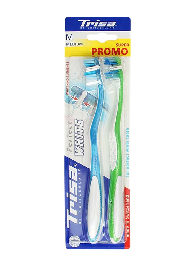 TRISA Perfect/Comfort White Medium Duo - Image 2