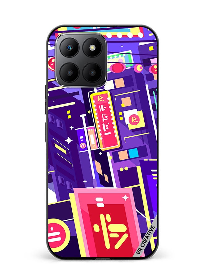 VR CREATIVE Protective Case Cover For Honor 70 Lite Evening Chinese City Design Multicolour - Image 1