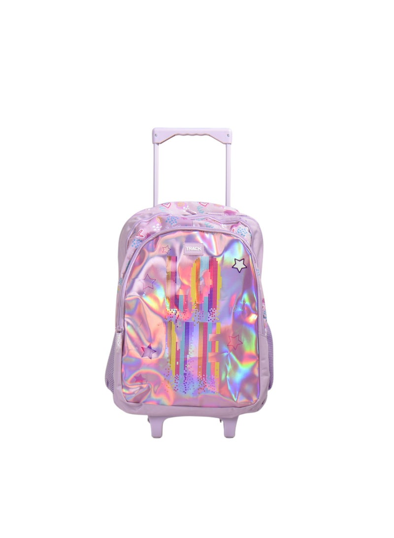 Track School Trolley Bag AS030  | Kids Rolling School Backpack | Lightweight Student Trolley Bag - Image 1