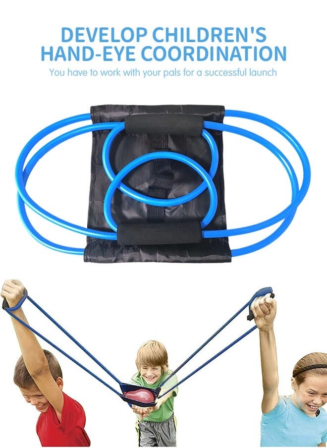 GROIC - Water Balloon Launcher / Cannon Slingshot Catapult, Balloons Bulk Bunch Sling Shots Shot, Games Outdoor Bombs Toy & - Image 1