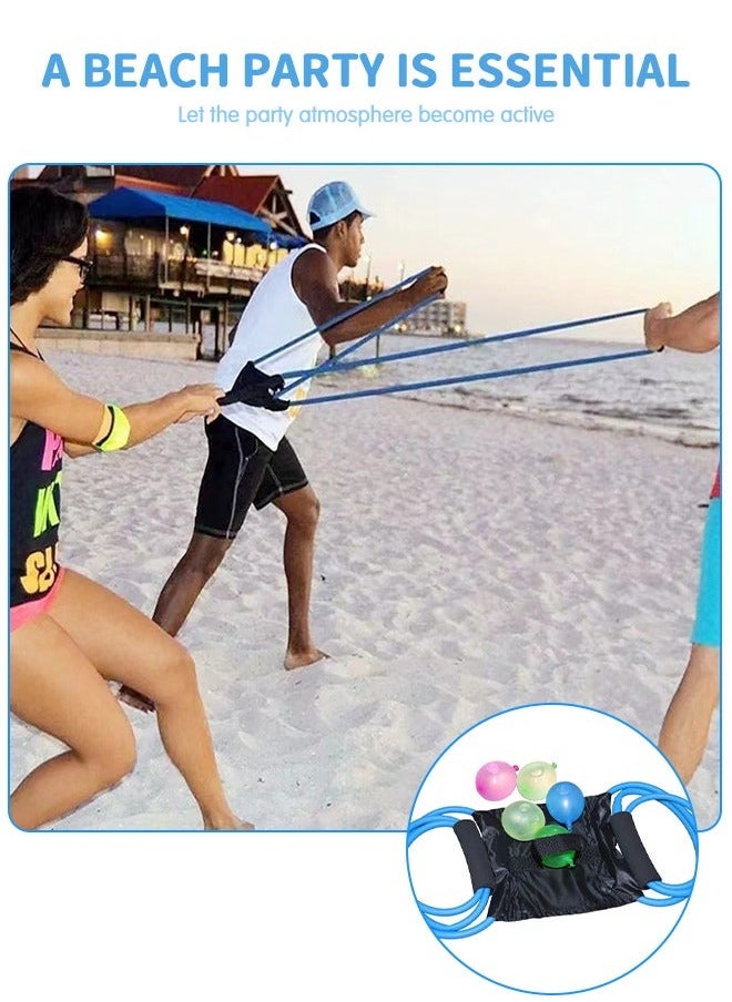GROIC - Water Balloon Launcher / Cannon Slingshot Catapult, Balloons Bulk Bunch Sling Shots Shot, Games Outdoor Bombs Toy & - Image 1