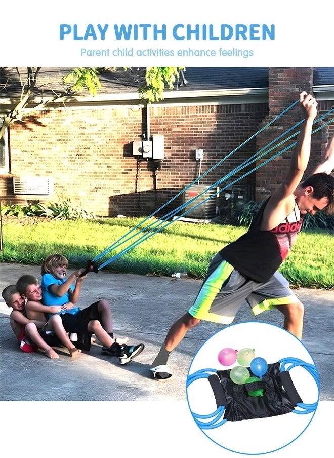 GROIC - Water Balloon Launcher / Cannon Slingshot Catapult, Balloons Bulk Bunch Sling Shots Shot, Games Outdoor Bombs Toy & - Image 1
